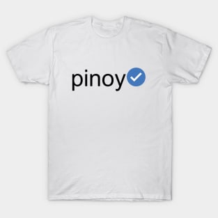 Verified Pinoy (Black Text) T-Shirt